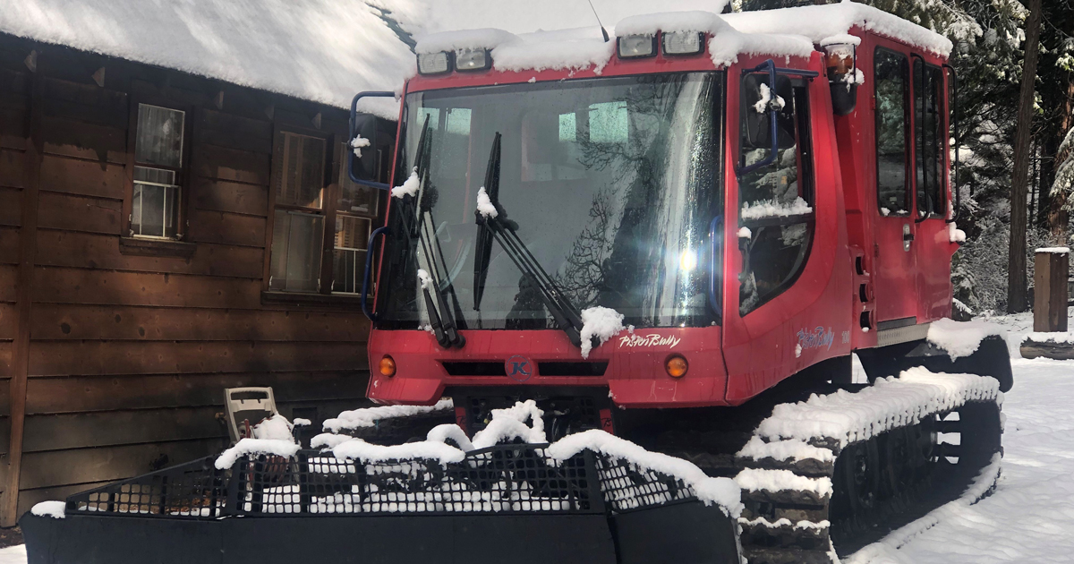 The PRESTIGIOUS PistenBully 100 Snowcat