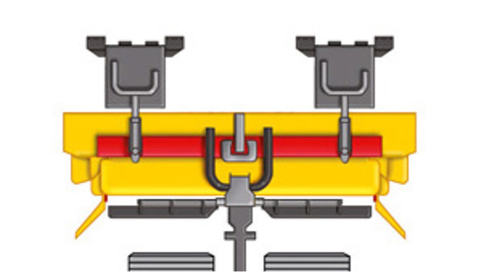 diagram of track-setter attachment