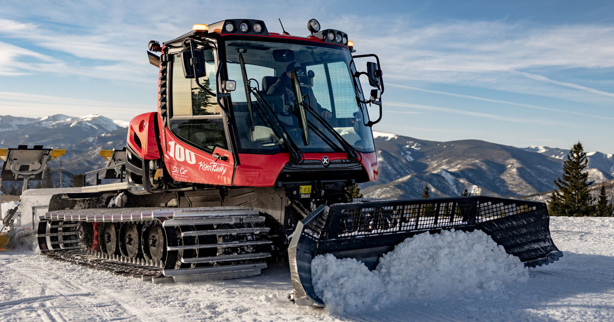 The top snow groomer brand is PistenBully
