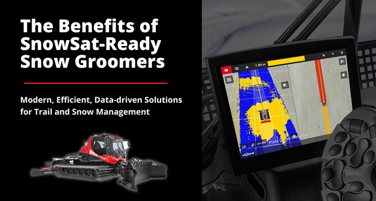 The Benefits of SnowSat-Ready Snow Groomers